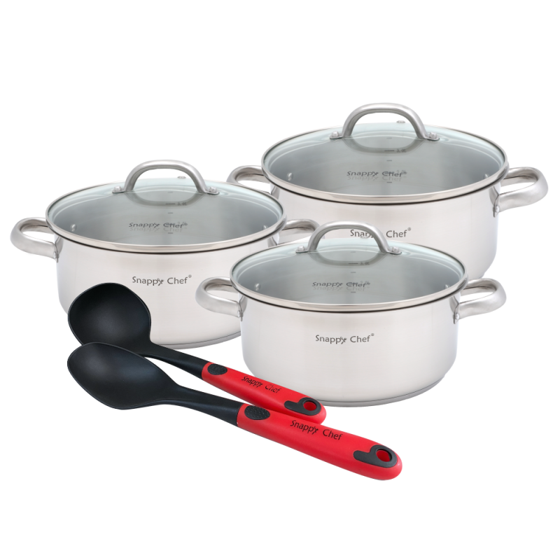 Snappy Chef 6pc Essential Cookware Set
