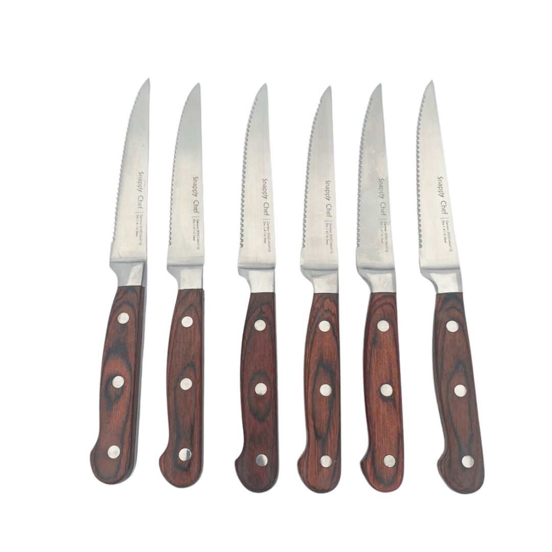 Snappy Chef 6pc Steak Knife-set - Image 4
